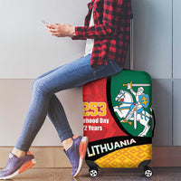 Lithuania Statehood Day July 6 Luggage Cover Lietuva Tevyne musu