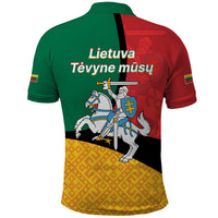 Lithuania Statehood Day July 6 Polo Shirt Lietuva Tevyne musu