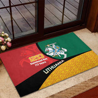 Lithuania Statehood Day July 6 Rubber Doormat Lietuva Tevyne musu