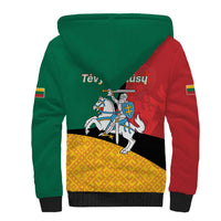 Lithuania Statehood Day July 6 Sherpa Hoodie Lietuva Tevyne musu