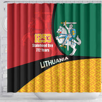 Lithuania Statehood Day July 6 Shower Curtain Lietuva Tevyne musu