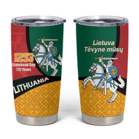 Lithuania Statehood Day July 6 Tumbler Cup Lietuva Tevyne musu