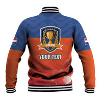 Netherlands Football Baseball Jacket Oranje Lion Go Champion