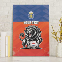 Netherlands Football Canvas Wall Art Oranje Lion Go Champion