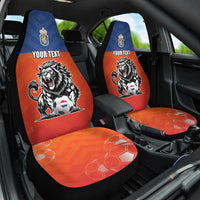 Netherlands Football Car Seat Cover Oranje Lion Go Champion