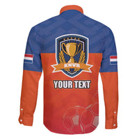 Netherlands Football Family Matching Off The Shoulder Long Sleeve Dress and Hawaiian Shirt Oranje Lion Go Champion