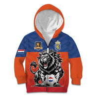 Netherlands Football Kid Hoodie Oranje Lion Go Champion