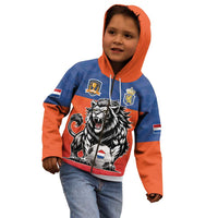 Netherlands Football Kid Hoodie Oranje Lion Go Champion
