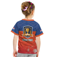 Netherlands Football Kid T Shirt Oranje Lion Go Champion