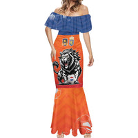 Netherlands Football Mermaid Dress Oranje Lion Go Champion