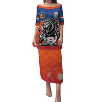 Netherlands Football Puletasi Oranje Lion Go Champion