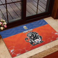 Netherlands Football Rubber Doormat Oranje Lion Go Champion
