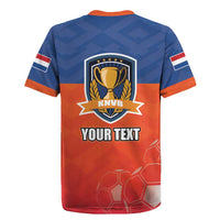 Netherlands Football Rugby Jersey Oranje Lion Go Champion