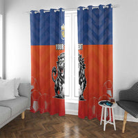 Netherlands Football Window Curtain Oranje Lion Go Champion