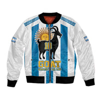 Personalized Argentina 10 Goat Bomber Jacket Greatest Of All Time Sporty Style