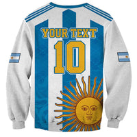 Personalized Argentina 10 Goat Sweatshirt Greatest Of All Time Sporty Style