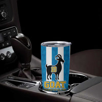 Personalized Argentina 10 Goat Tumbler Cup Greatest Of All Time Sporty Style