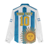 Personalized Argentina 10 Goat Women Casual Shirt Greatest Of All Time Sporty Style