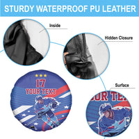 Custom United States Ice Hockey Spare Tire Cover USA Go Champions Sporty Style