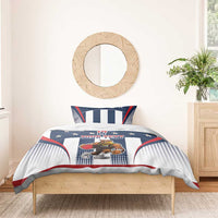 Custom United States Basketball Bedding Set USA Eagle Mascot Style