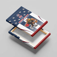 Custom United States Basketball Canvas Wall Art USA Eagle Mascot Style