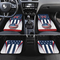 Custom United States Basketball Car Mats USA Eagle Mascot Style