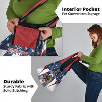 Custom United States Basketball Grocery Bag USA Eagle Mascot Style