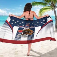 Custom United States Basketball Sarong USA Eagle Mascot Style