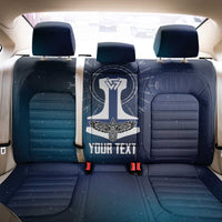 Personalized Finland Drakkar Vikings Back Car Seat Cover Suomi Flag Viking Thor Runes