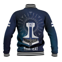 Personalized Finland Drakkar Vikings Baseball Jacket Suomi Flag Viking Thor Runes