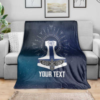 Personalized Finland Drakkar Vikings Blanket Suomi Flag Viking Thor Runes