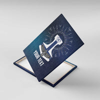 Personalized Finland Drakkar Vikings Canvas Wall Art Suomi Flag Viking Thor Runes