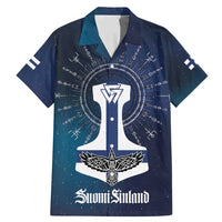Personalized Finland Drakkar Vikings Family Matching Mermaid Dress and Hawaiian Shirt Suomi Flag Viking Thor Runes