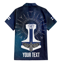 Personalized Finland Drakkar Vikings Family Matching Mermaid Dress and Hawaiian Shirt Suomi Flag Viking Thor Runes