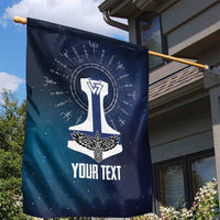 Personalized Finland Drakkar Vikings Garden Flag Suomi Flag Viking Thor Runes