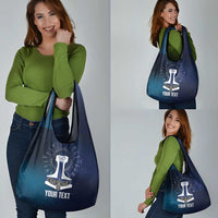 Personalized Finland Drakkar Vikings Grocery Bag Suomi Flag Viking Thor Runes