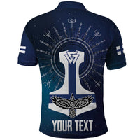 Personalized Finland Drakkar Vikings Polo Shirt Suomi Flag Viking Thor Runes