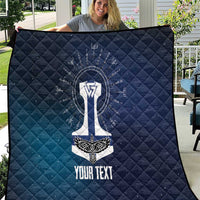 Personalized Finland Drakkar Vikings Quilt Suomi Flag Viking Thor Runes