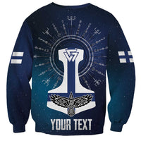 Personalized Finland Drakkar Vikings Sweatshirt Suomi Flag Viking Thor Runes