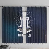 Personalized Finland Drakkar Vikings Window Curtain Suomi Flag Viking Thor Runes