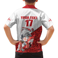 Custom England Field Hockey Champions Hawaiian Shirt Old Georgians Hockey Club Sporty Style