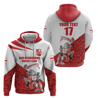 Custom England Field Hockey Champions Hoodie Old Georgians Hockey Club Sporty Style
