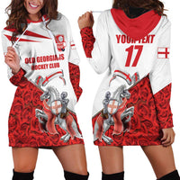 Custom England Field Hockey Champions Hoodie Dress Old Georgians Hockey Club Sporty Style