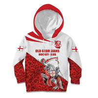 Custom England Field Hockey Champions Kid Hoodie Old Georgians Hockey Club Sporty Style