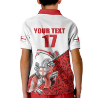 Custom England Field Hockey Champions Kid Polo Shirt Old Georgians Hockey Club Sporty Style