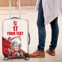 Custom England Field Hockey Champions Luggage Cover Old Georgians Hockey Club Sporty Style