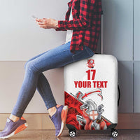 Custom England Field Hockey Champions Luggage Cover Old Georgians Hockey Club Sporty Style