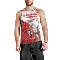 Custom England Field Hockey Champions Men Tank Top Old Georgians Hockey Club Sporty Style