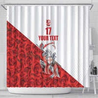 Custom England Field Hockey Champions Shower Curtain Old Georgians Hockey Club Sporty Style