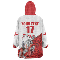 Custom England Field Hockey Champions Wearable Blanket Hoodie Old Georgians Hockey Club Sporty Style